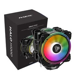 ALSEYE Halo H120D Dual RGB 120mm Fan Air CPU Cooler for Intel or AMD