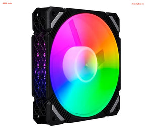 Real Buffalo ARGB Series Black 120mm ARGB PC Case Fan add-on to (RB-5PK-ARGBBL)(RB-1PC-ARGBBL)