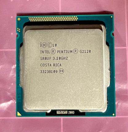 Refurbished Intel Pentium G2120 3.10GHz Dual Core SR0UF Socket 1155 Ivy Bridge