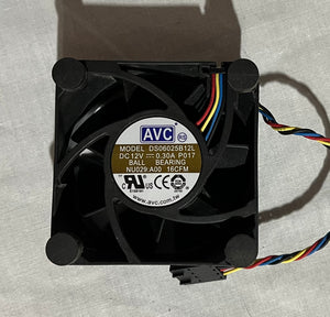 Refurbished AVC Ball Bearing Cooling Fan 60x25mm  DS06025B12L Dell PN CN-0NU029