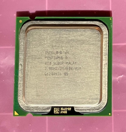 Refurbished Intel Pentium D 820 Desktop CPU Processor- SL8CP 2.8Ghz LGA 775